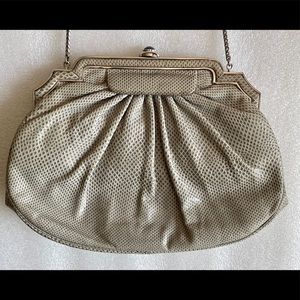 Judith Leiber Snakeskin Purse Vintage